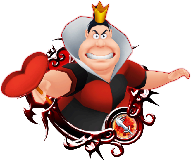 Queen Of Hearts キングダム ハーツ シオン イラスト 671x586 Png Clipart Download