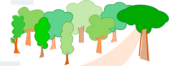 With Parents Driving Children To The School, Staff - Forest Clipart (692x268)