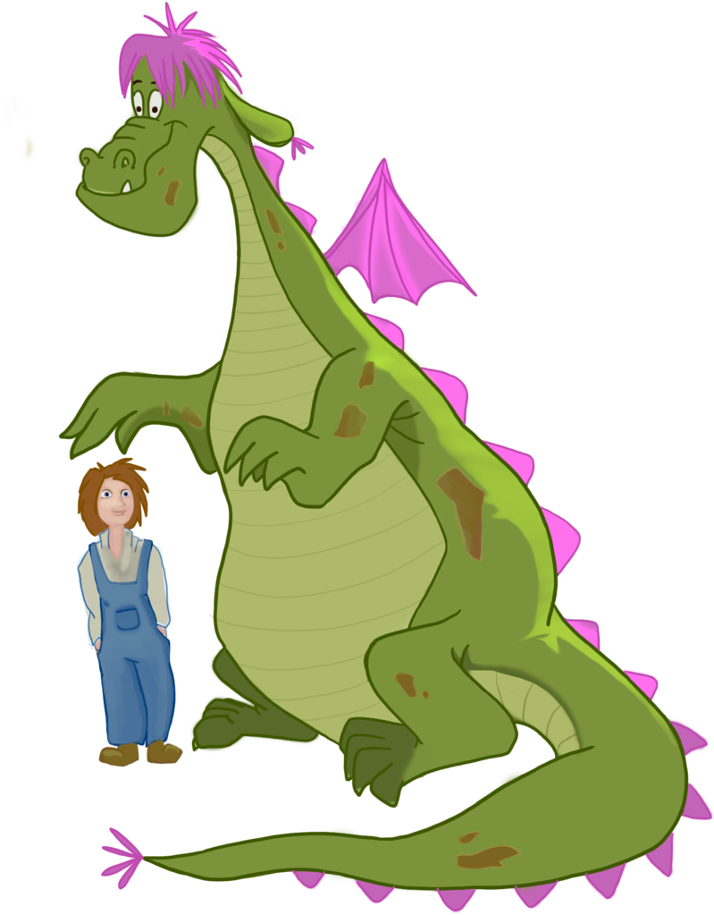 Pete And Elliot By Smiley1starrs - Pete's Dragon Pete Clipart (1024x1371)