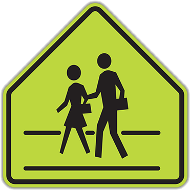 Hs2-1 School - School Crossing Sign (400x400)