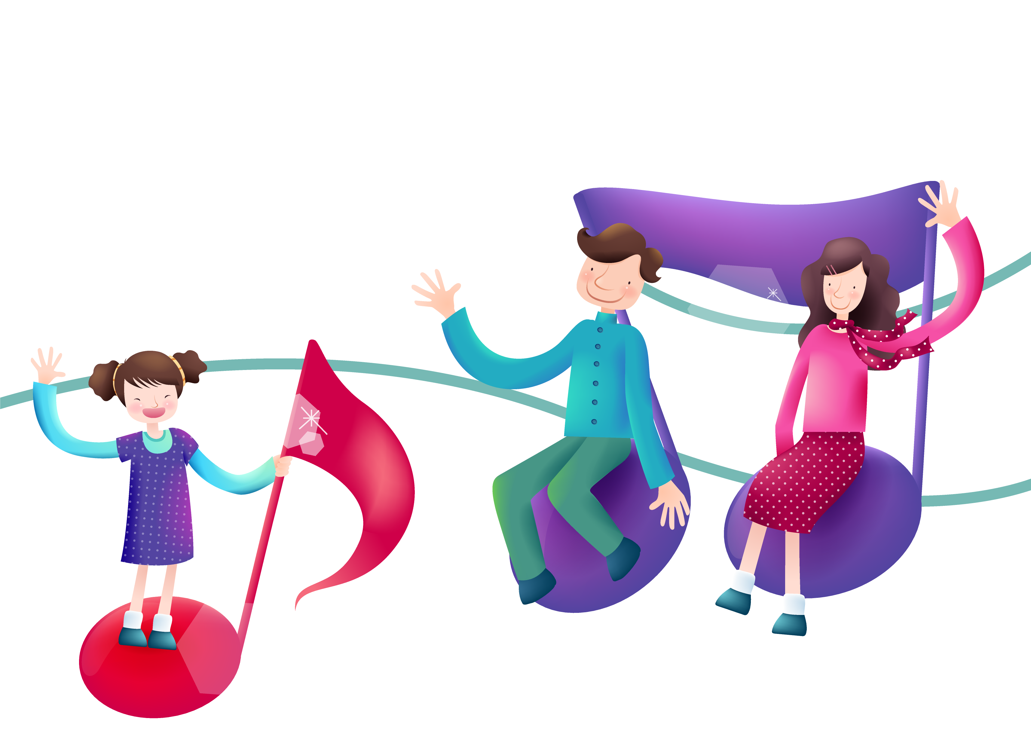 Genealogy Book Family Cartoon Illustration - Genealogy Book Family Cartoon Illustration (3430x2472)