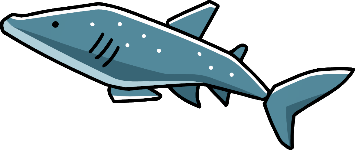 Whale Shark - Scribblenauts Unlimited Shark (1174x496)