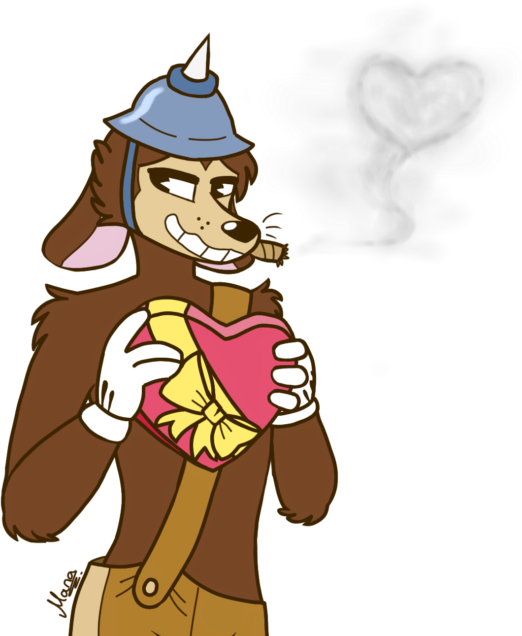 Cuphead Dr Kahl Werner Werman Labrat Ship I Tried To - Scientist (1080x1295)