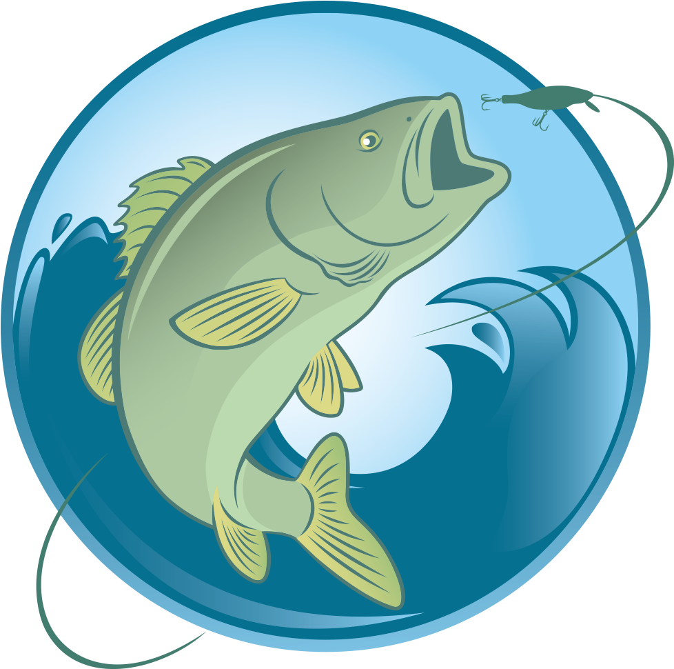 Northern Pike Fish Striped Bass Illustration - Northern Pike Fish Striped Bass Illustration (1000x1000)