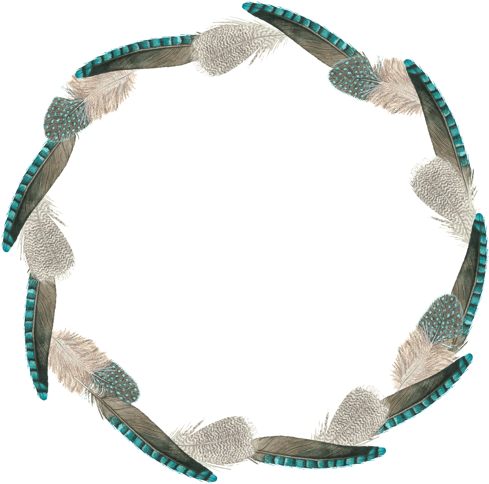 Una Acuarela Transparente Decoración De La Pluma Combinación - Bracelet (1024x1024)