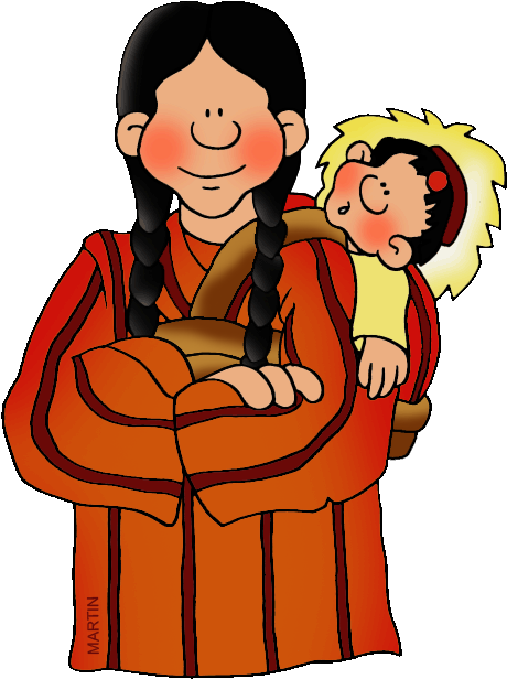 Far North Mother And Child - Indigenous People Clip Art (512x648)