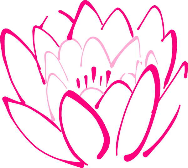 12 Petal Pink Lotus Svg Clip Arts 600 X 537 Px - Happy Birthday Lotus Flower (600x537)
