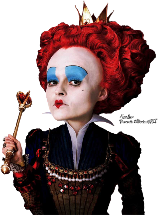 Alice In Wonderland Helena Bohma Carter By Brovvnie - Alice In Wonderland Tim Burton (600x798)