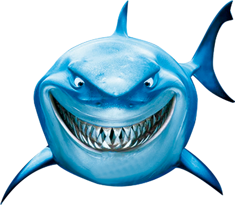 Bruce Great White Shark Drawing Youtube Clip Art - Fish Are Friends Not Food (600x600)