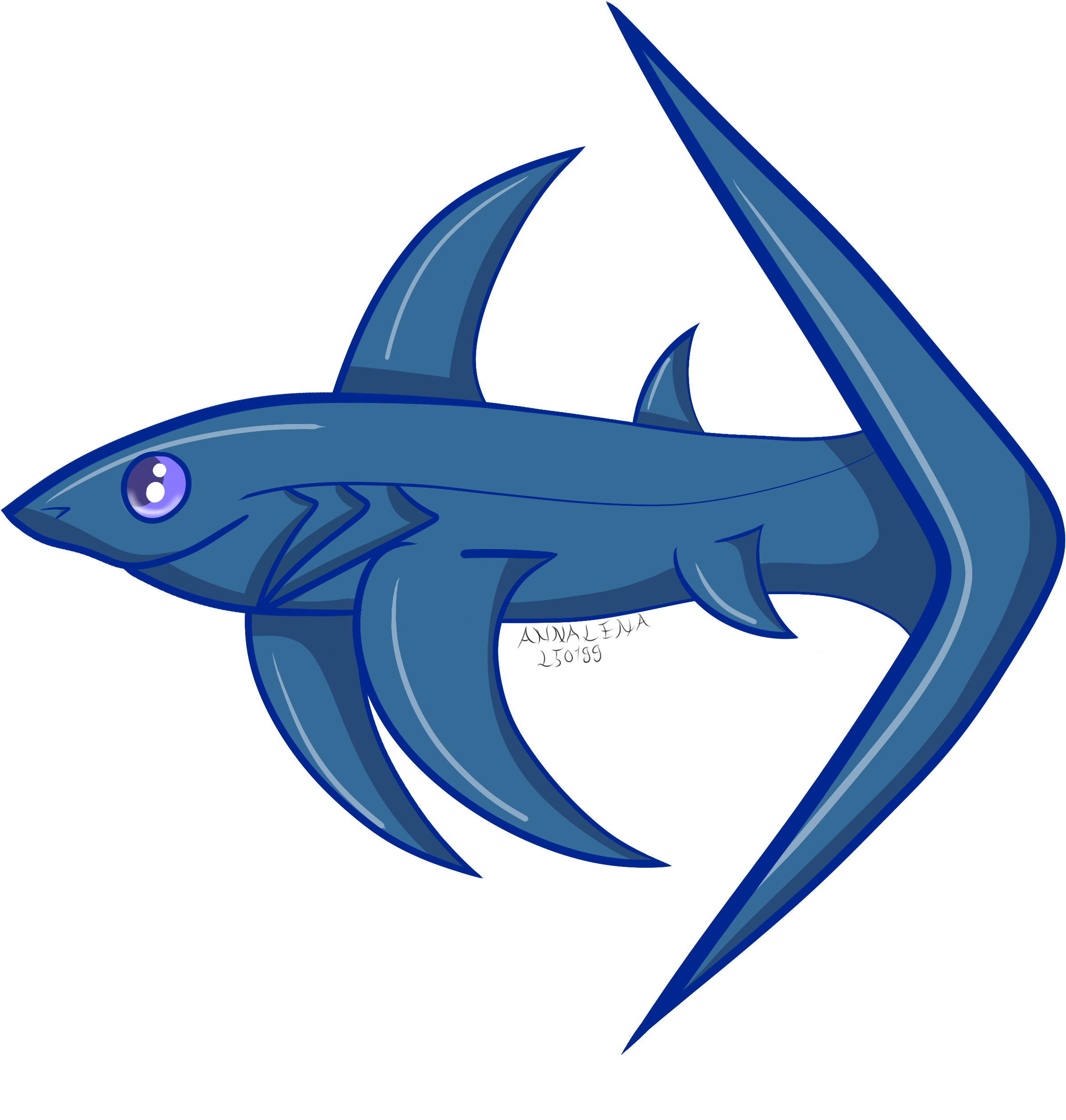 Requiem Shark Clip Art - Requiem Shark Clip Art (2700x2700)