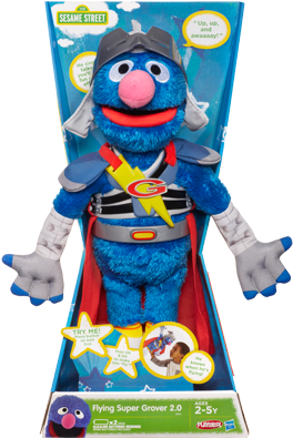 Playskool Sesame Street Flying Super Grover - Flying Super Grover 2.0 (400x400)