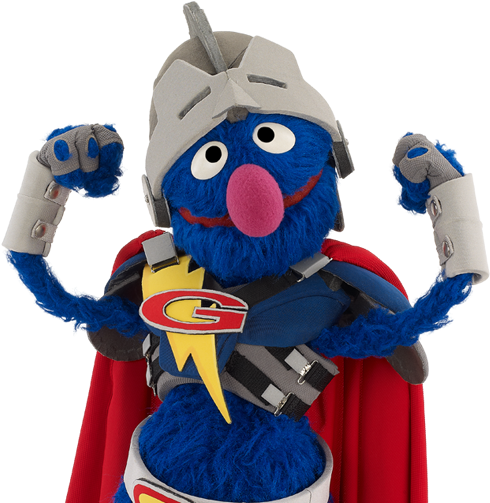Explore The Tools In The Kit - Super Grover Transparent Background (590x509)