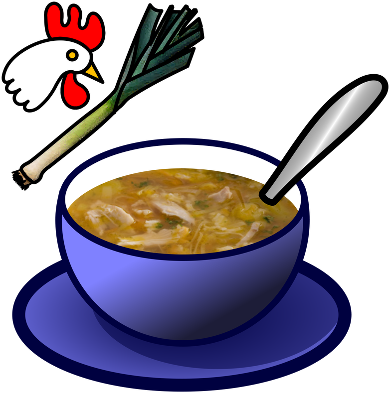Picture - Leek And Potato Soup Clipart (800x800)