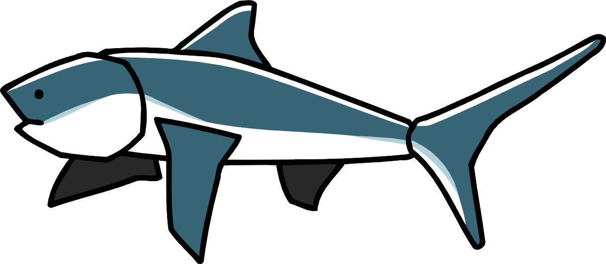 Thresher Shark - Fish Scribblenauts (1219x532)
