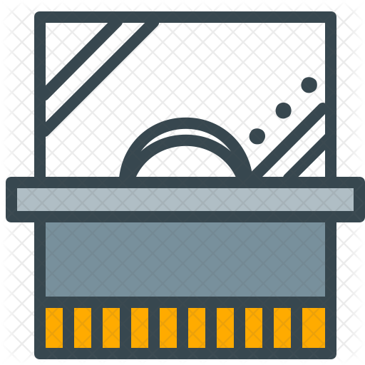 Ticket Booth Icon - Drawing (512x512)
