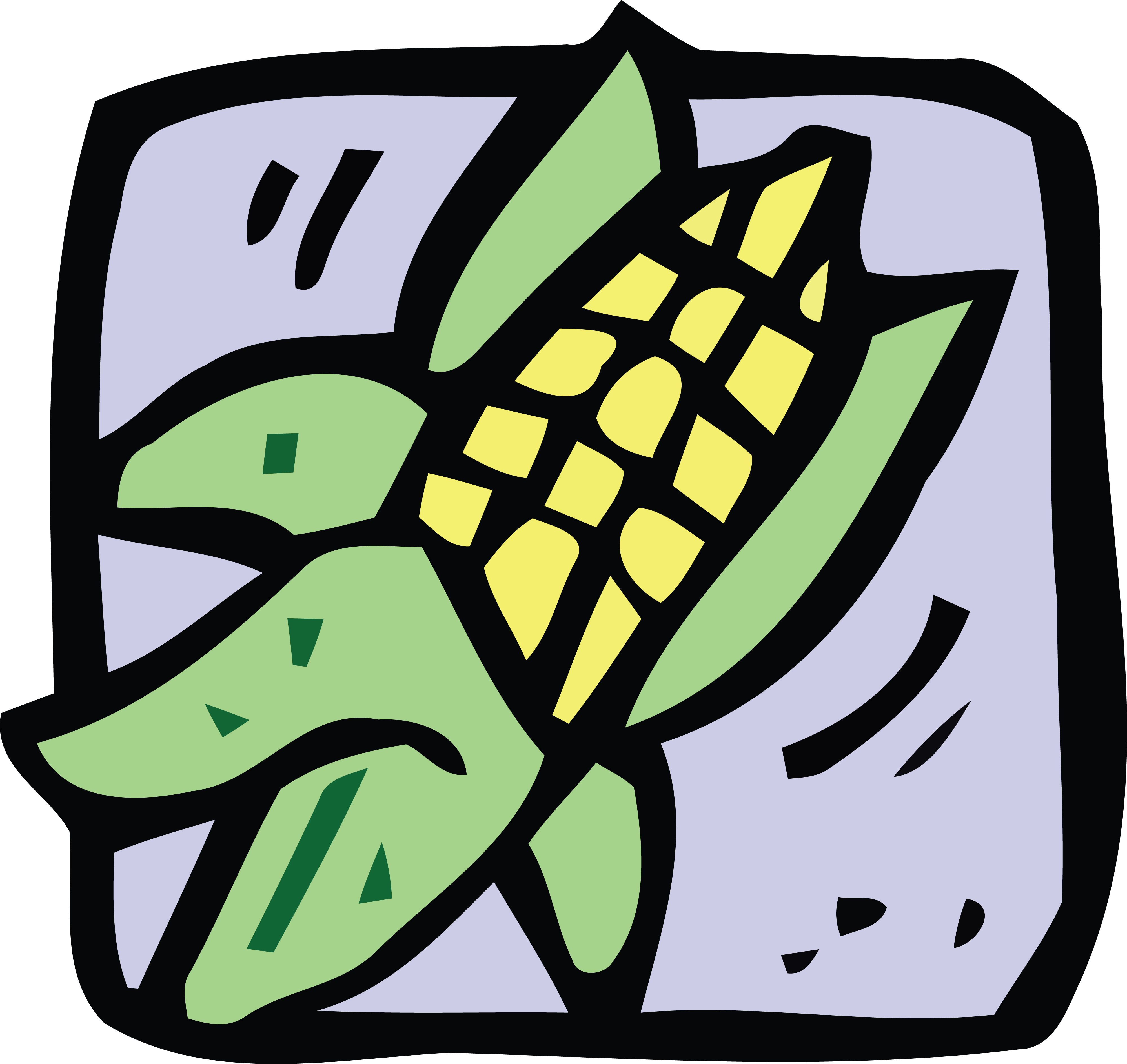 Free Clipart Of A Corn Ear - My Calorie Counting Journal: Calorie Counting Tracker (4000x3777)