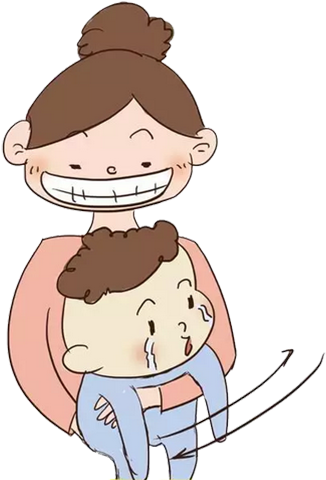 Crying Cartoon Infant Mother Illustration - Crying Cartoon Infant Mother Illustration (500x500)