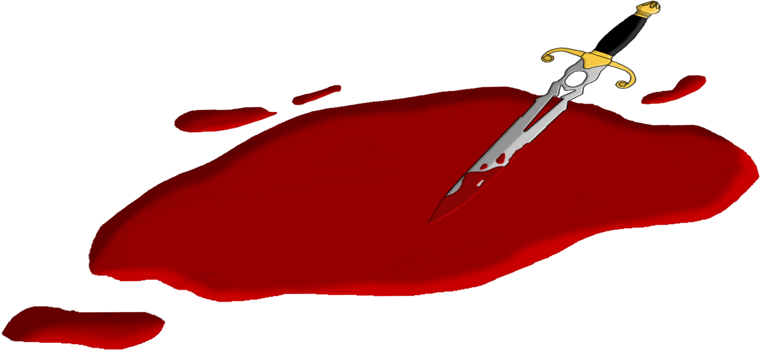 Knife Dagger Drawing Blood Clip Art - Knife Dagger Drawing Blood Clip Art (1779x772)