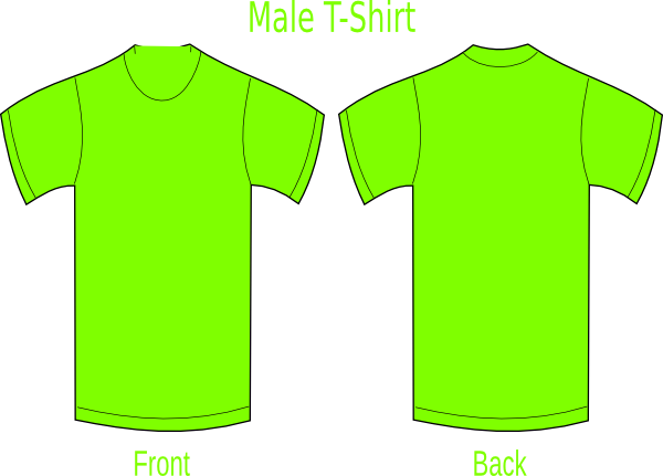Plain Neon Green T Shirt (600x431)