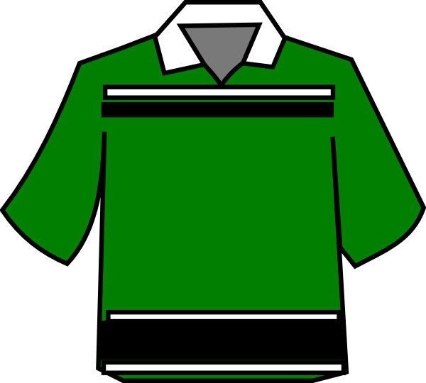 Club Shirt Green Clip Art - Green Shirt Clipart (600x540)