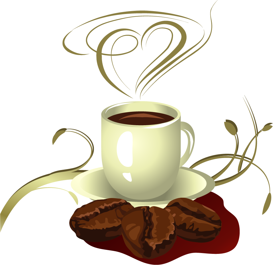 Coffee Cup Tea Cafe Clip Art - Coffee Cup Tea Cafe Clip Art (955x929)