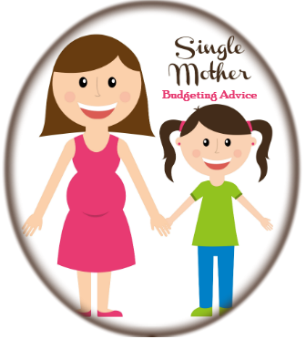 Single Mother Budgeting Advice Badge - Single Parent Family Clipart (336x372)