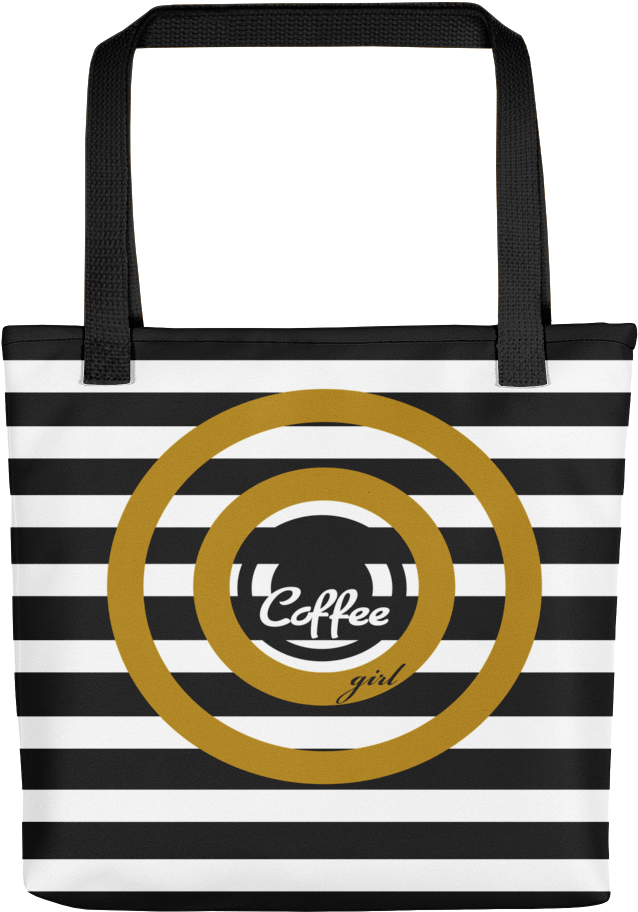 Coffee Girl Striped Tote Bag - Peace Pink And Blue Stripes Shower Curtain (1000x1000)