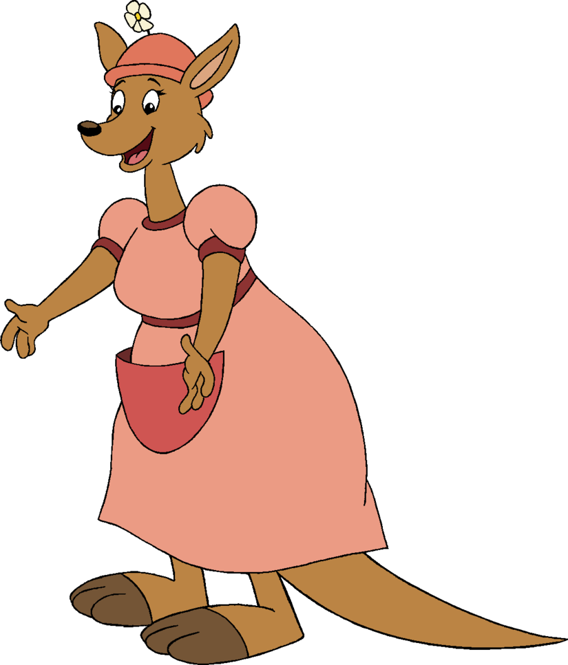 Kangaroo By Cheril59 - Kangaroo Skippy Adventures In Bushtown (825x967)