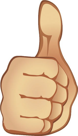 Thumbs Up Clipart Png - National Boss Day 2017 (318x549)