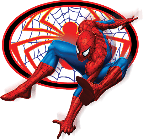 Spiderman - Wall Mural - Large: Spider-man, Spider, Web, 244x244in. (456x445)