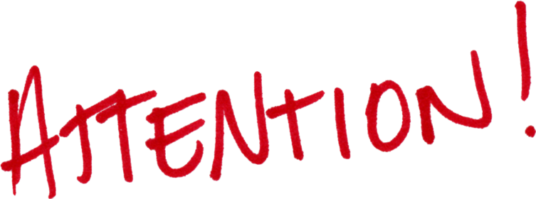 Attentionword - Attention Png (753x280)