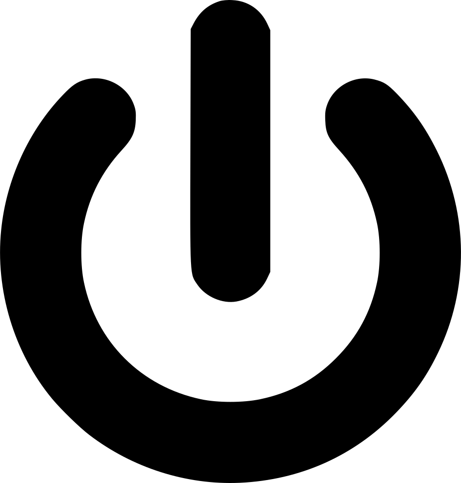 Logout Free Icon 3 - Standby Symbol (934x980)