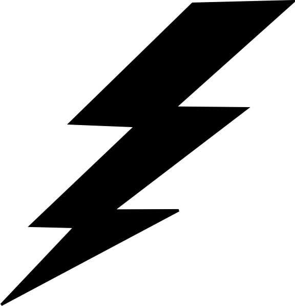 Lighting Bolt - Lightning Bolt Clipart (576x597)