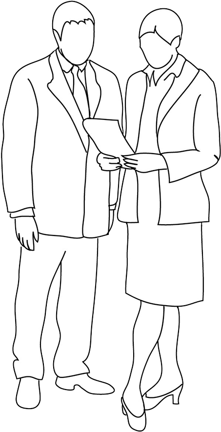 Business Man And Business Woman - Businessperson (472x945)