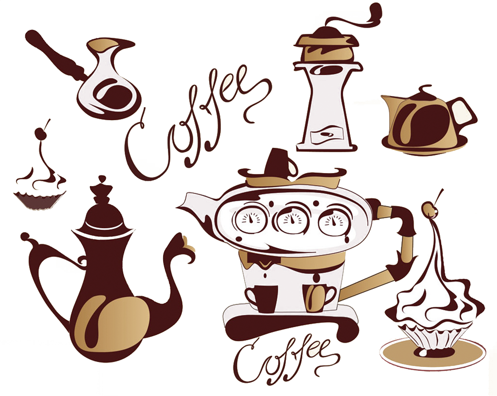 Coffee Bean Cappuccino Cafe Clip Art - Coffee Bean Cappuccino Cafe Clip Art (1024x817)
