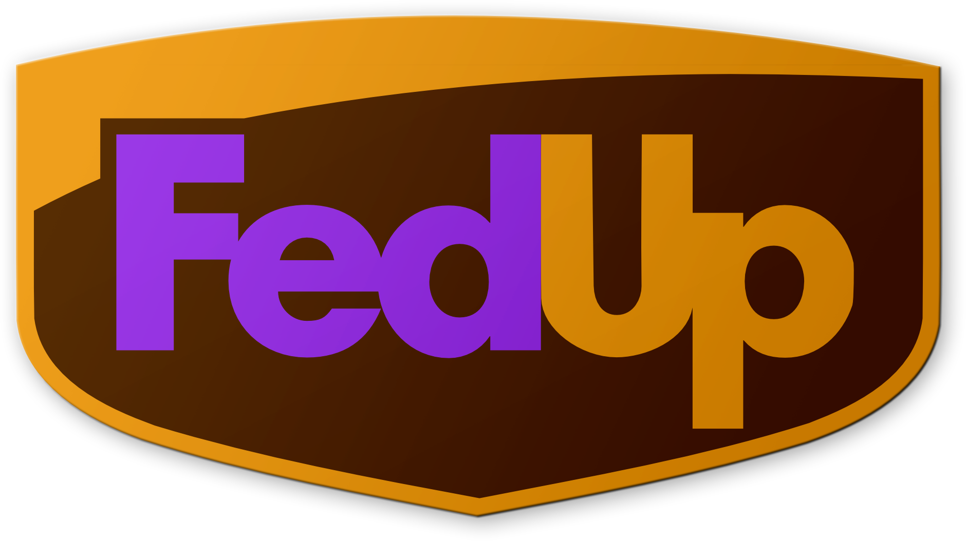 Fedup Logo - Fedex And Ups Fedup (1880x1054)