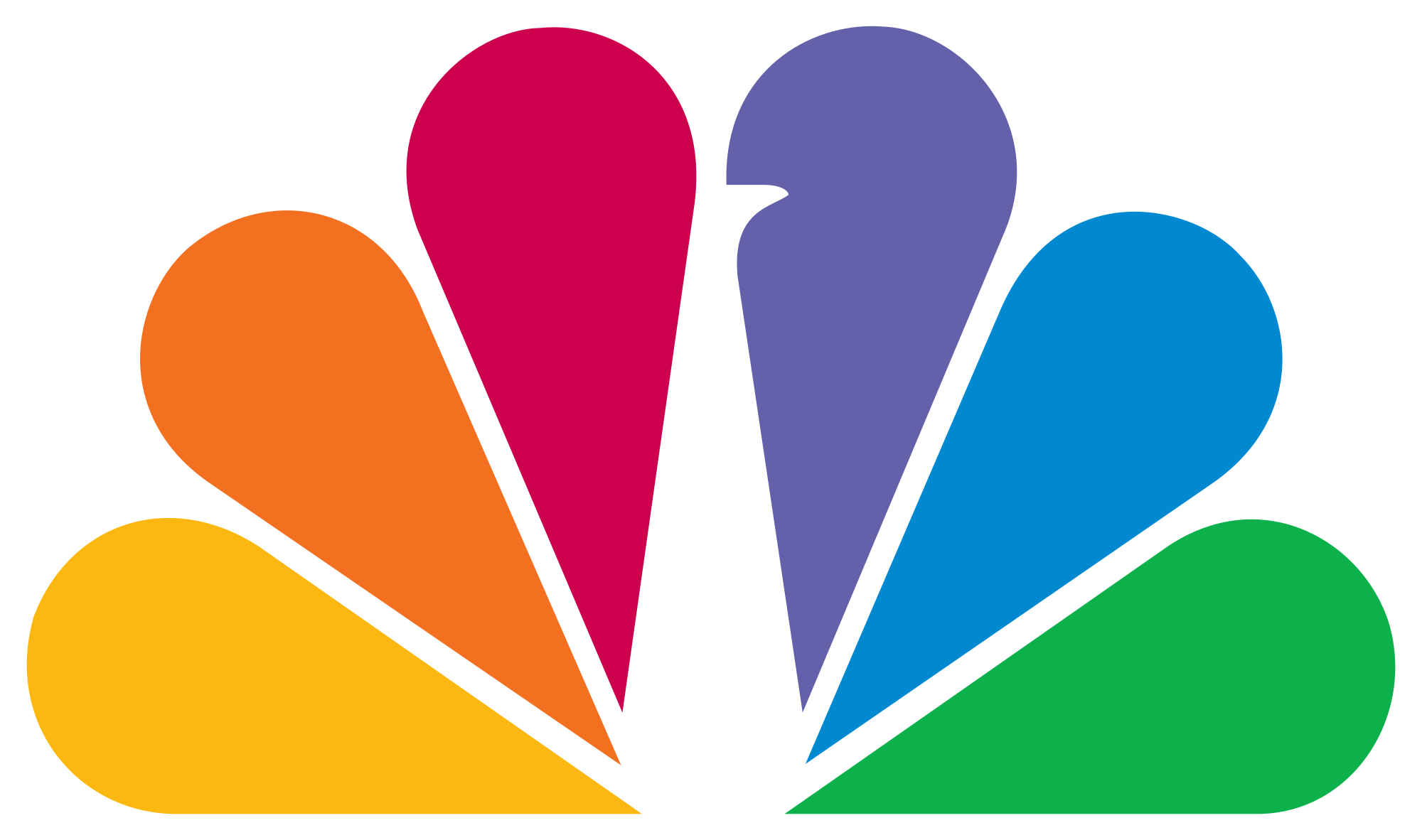 Creative Use Of Negative Space Is Also Related To Simplicity - Nbc Logo (2000x1182)