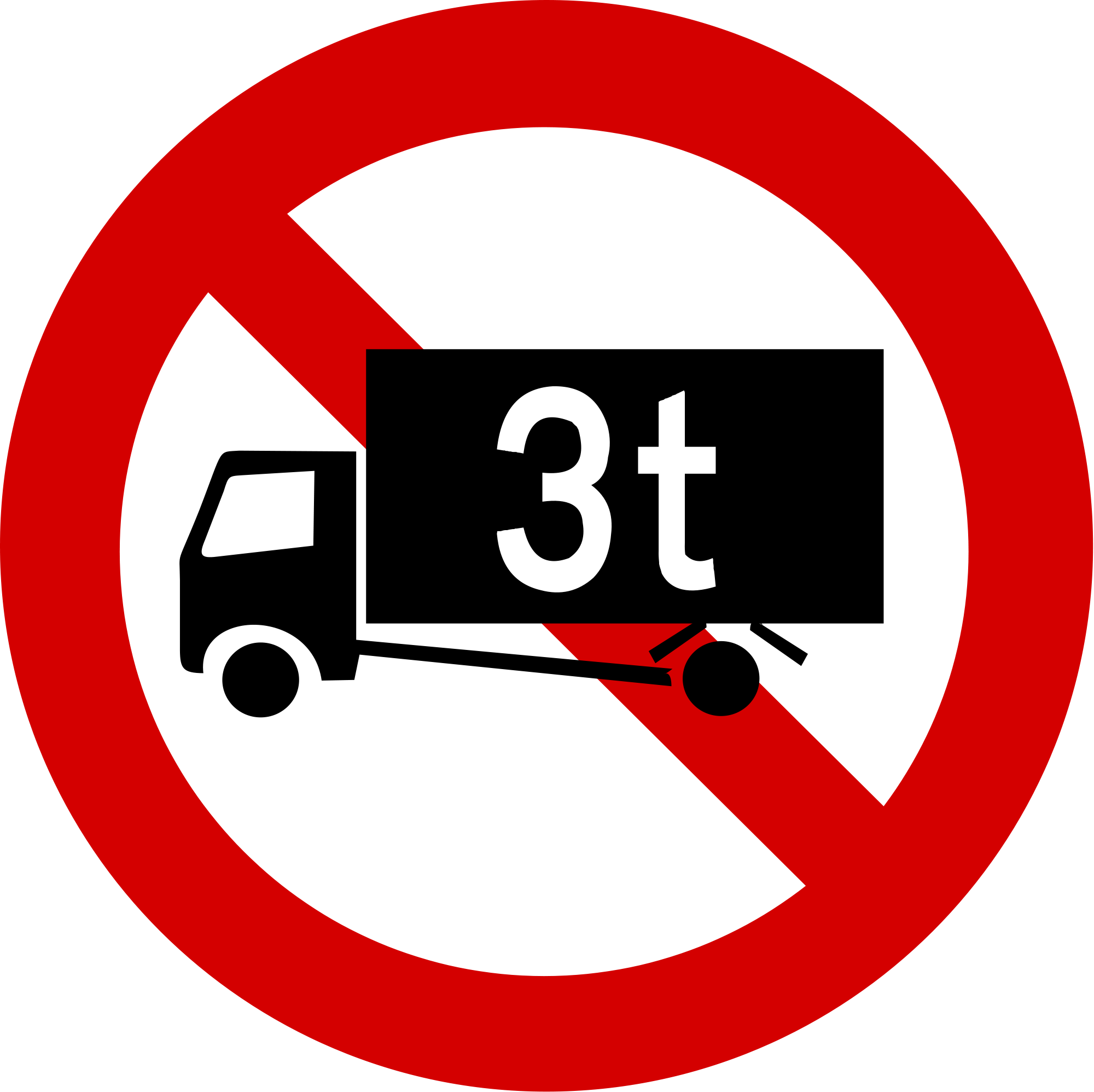 Regulatory Road Sign No Entry For Weightsvg Clipart - Don T Touch Symbol (2000x1996)