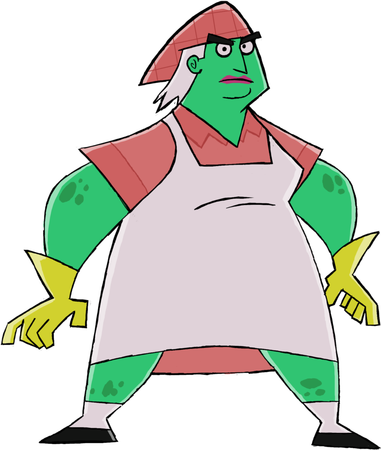 Lunch Lady Doodle By Green-roc - Danny Phantom Lunch Lady (800x941)
