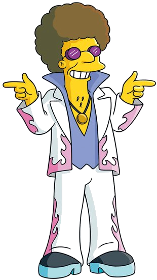 Yup, Disco Stu, Lover Of All Things Awesome And Happy - Disco Stu Simpson (310x550)
