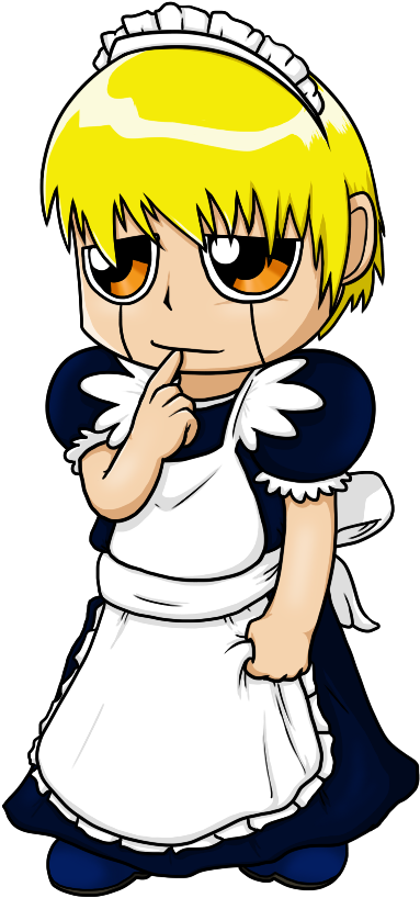 Zatch Bell Maid By Nukeleer - Zatch Bell! (410x833)