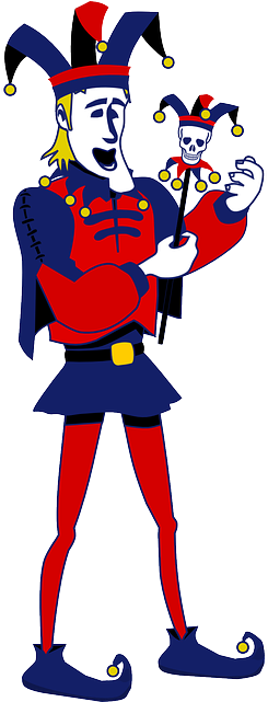 Man, Person, Clown, Bells, Belt, Buckle, Fool - Jester Transparent (320x640)