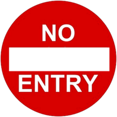 No Entry Sign By Henrylol2 - Do Not Enter Traffic Sign (420x420)
