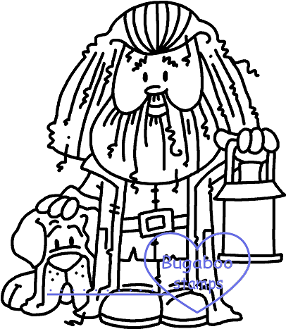 Har Repotter Gentle One - Cartoon (411x500)