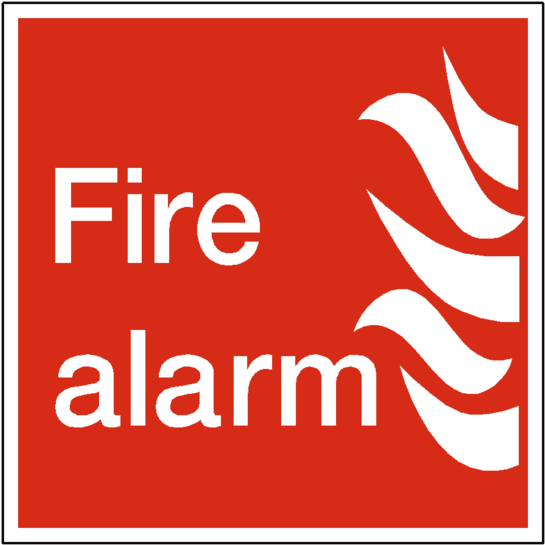 Fire Alarm Sign - Fire Door Keep Shut Sign (600x600)