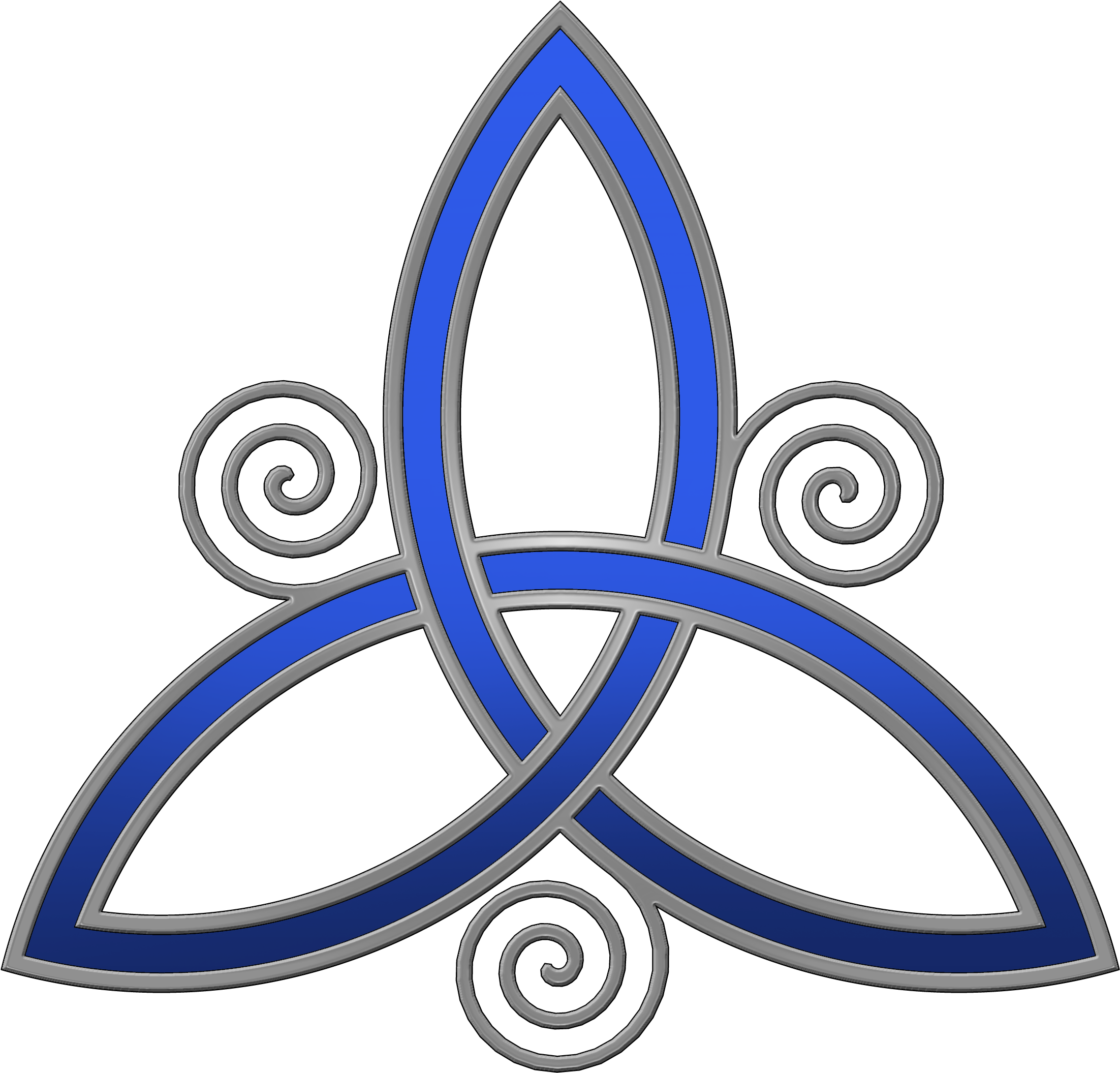 Trinity Tattoo Designs - Scottish Symbol For Father And Daughter (2550x2550)