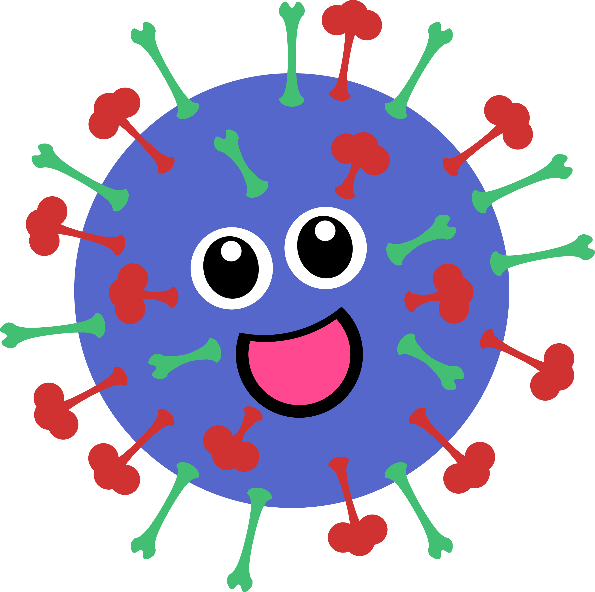 Computer Virus Download Clip Art - Computer Virus Download Clip Art (2410x2400)