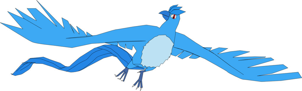 Articuno Flying Around By Oceanrailroader On Deviantart - Swallow (1024x308)