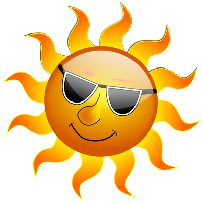 Summer Beach Party For Teens And Adults With Special - Sun Clipart (400x400)