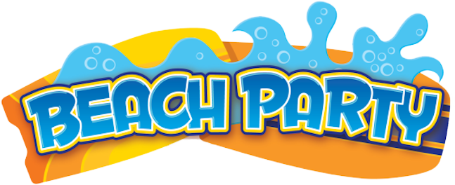 Share This Image - Beach Party Logo Png (647x264)